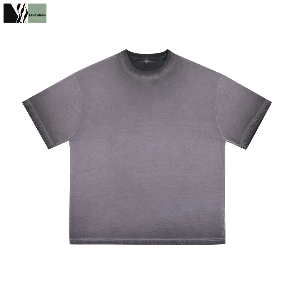 Gradient washed heavyweight T-shirt